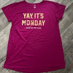 🔥3/$25🔥 Secret Treasures Women’s Sleepwear Short Sleeve Top/Gown Night Shirt